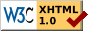 XHTML 1.0 Transicional Válido